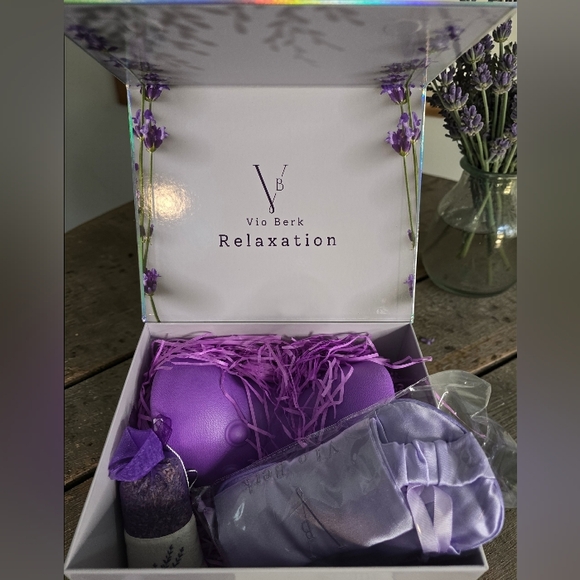 Vio Berk Other - Vio Berk Lavender Relaxation Gift Set Neck Reliever Self Care Spa Kit